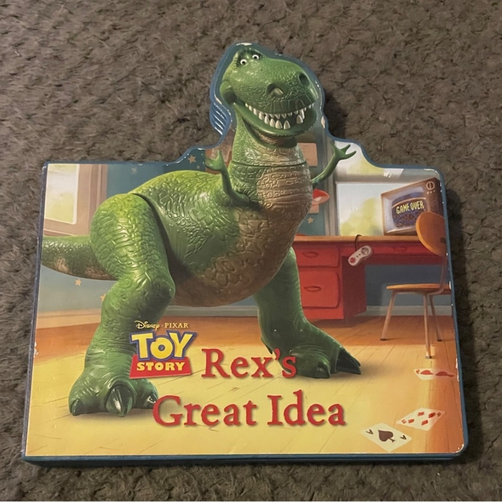 Toy Story Rex's Great Idea Book RARE